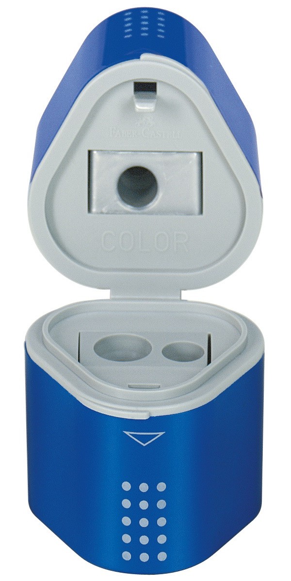 Чинка GRIP2001 кольорова, 3 отвори, 183801 Faber-Castell 4