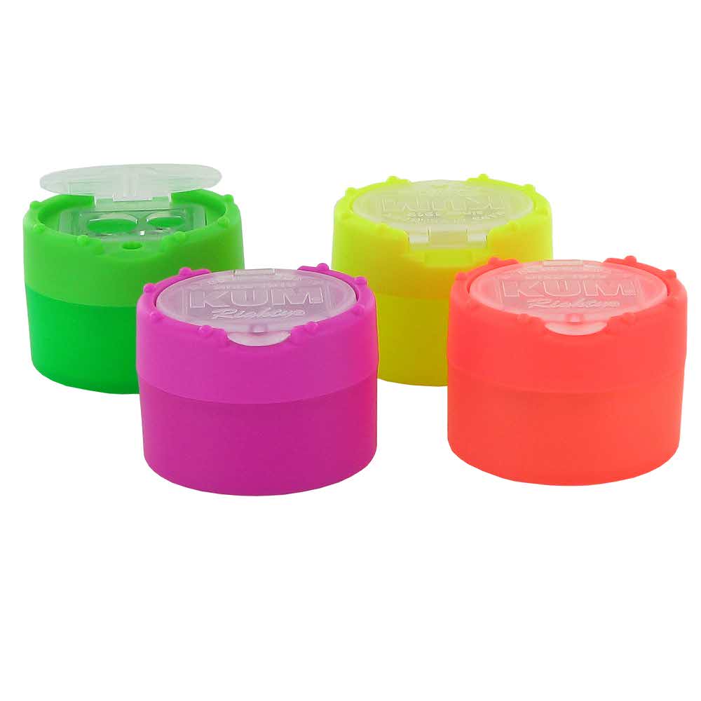 Точилка с конт. пластик. 2 отд. Click Clack Neon K2, 34291