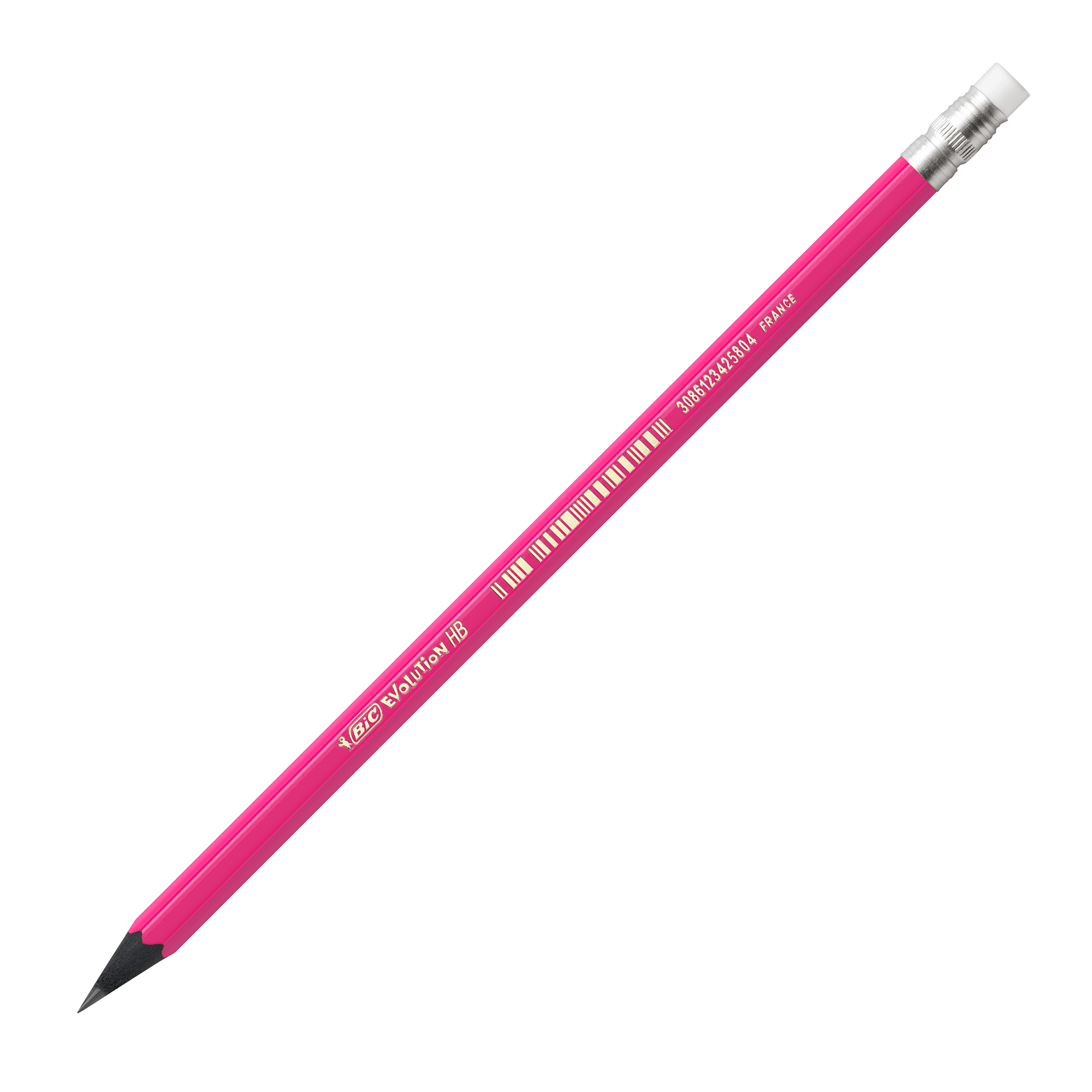 Олівець НВ, з гумкою, Evolution Fluo, bc942882 BIC *** 3