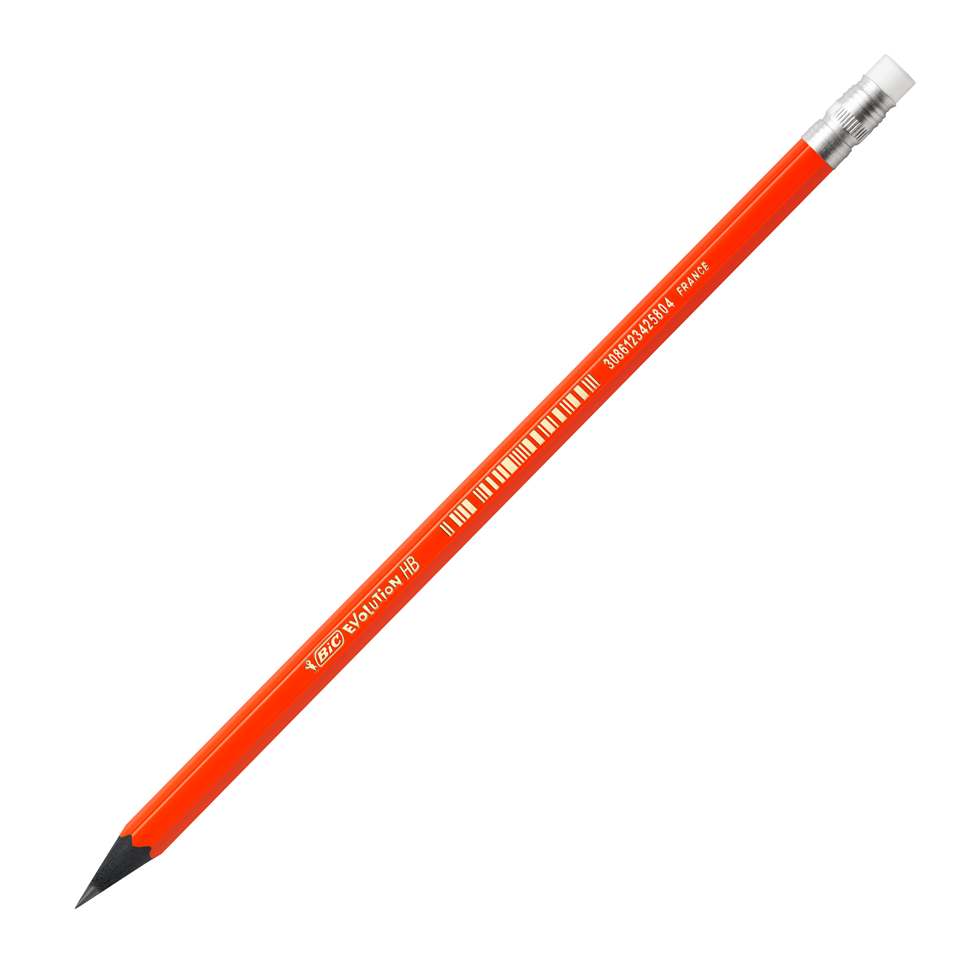 Олівець НВ, з гумкою, Evolution Fluo, bc942882 BIC *** 4