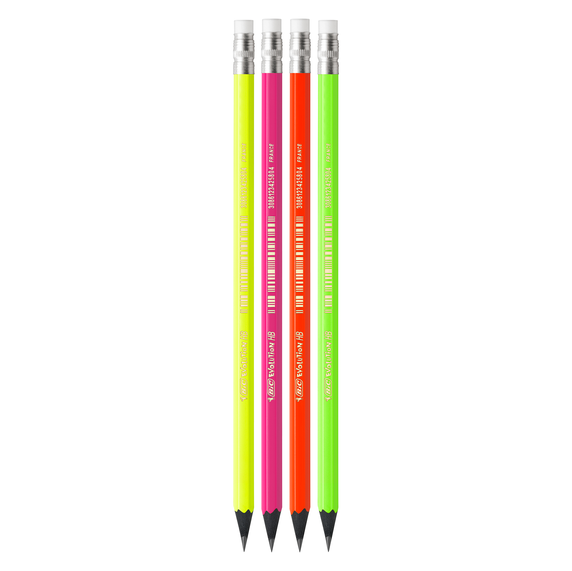 Олівець НВ, з гумкою, Evolution Fluo, bc942882 BIC *** 7
