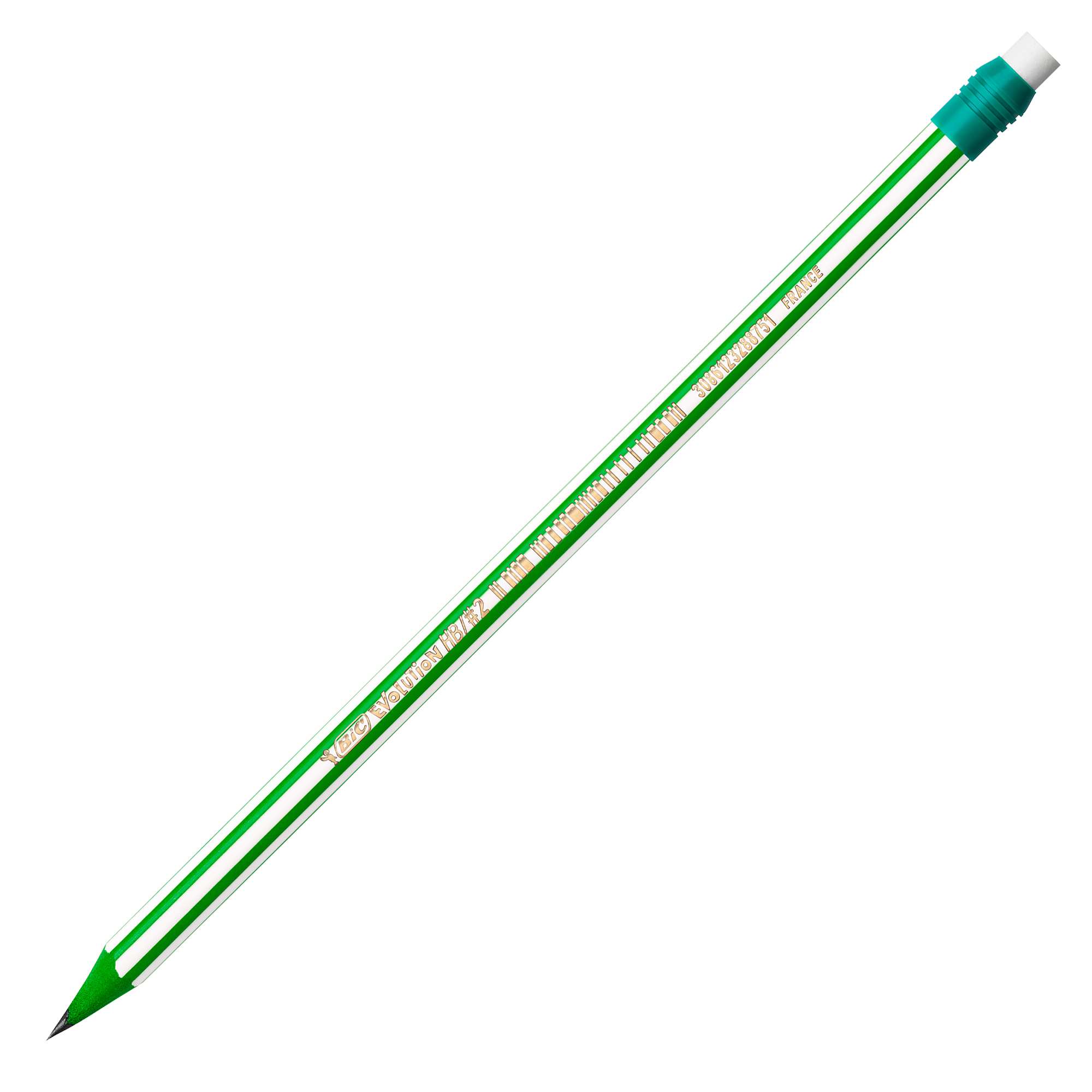 Карандаш НВ, с резинкой, 646 Evolution, bc8960342 BIC 6
