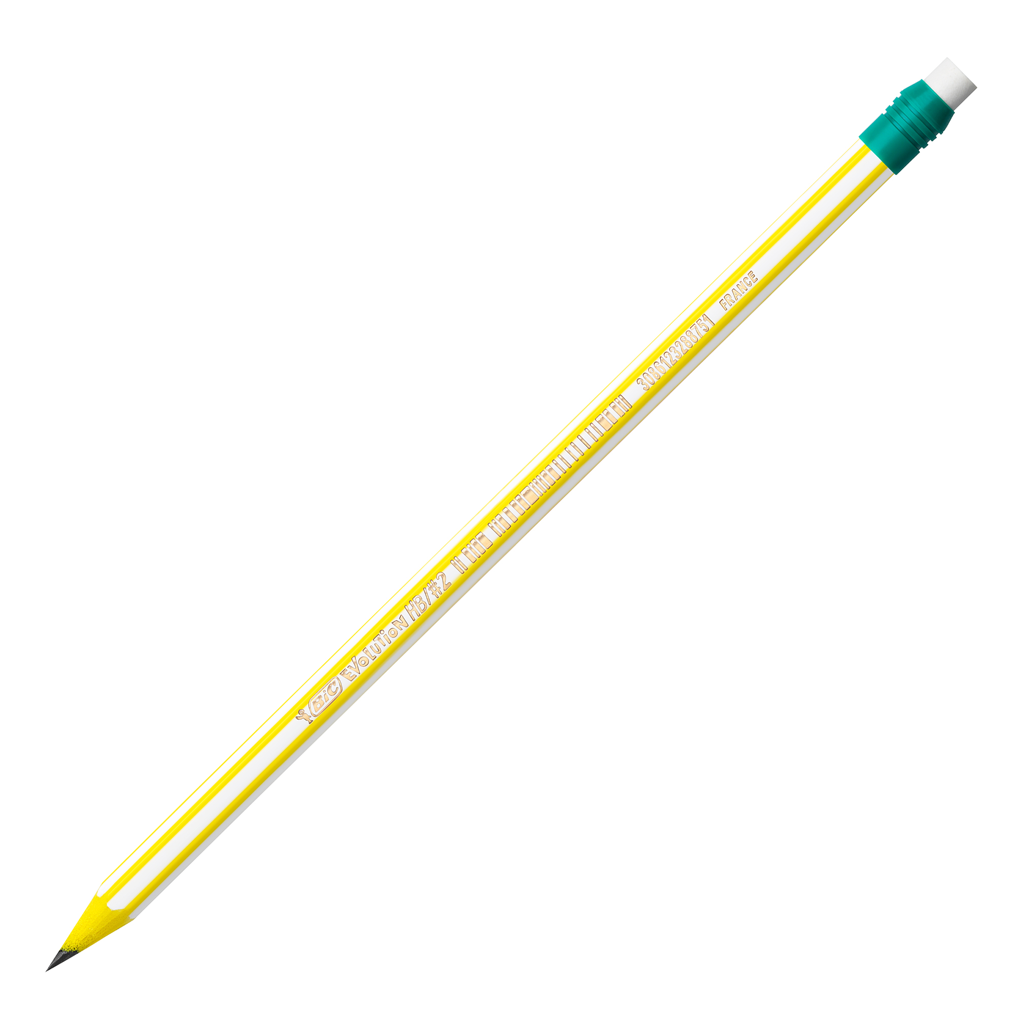 Карандаш НВ, с резинкой, 646 Evolution, bc8960342 BIC 12