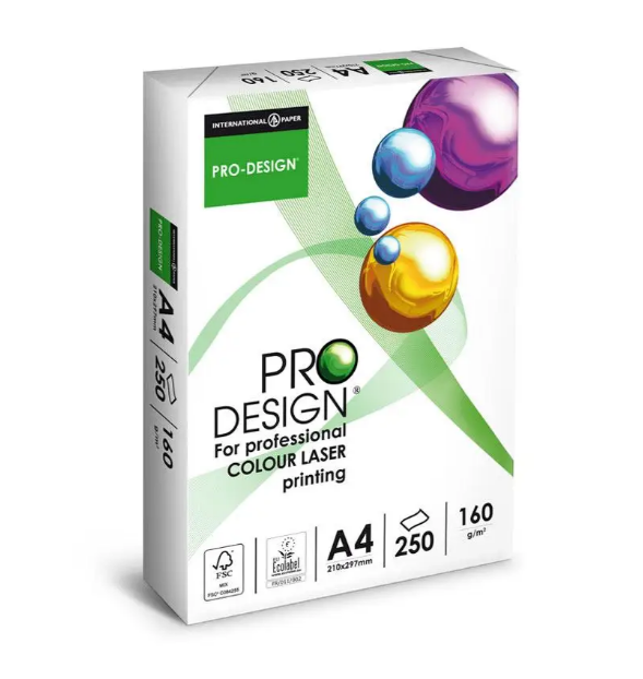 Папір Pro-design А4/160, 250 арк.