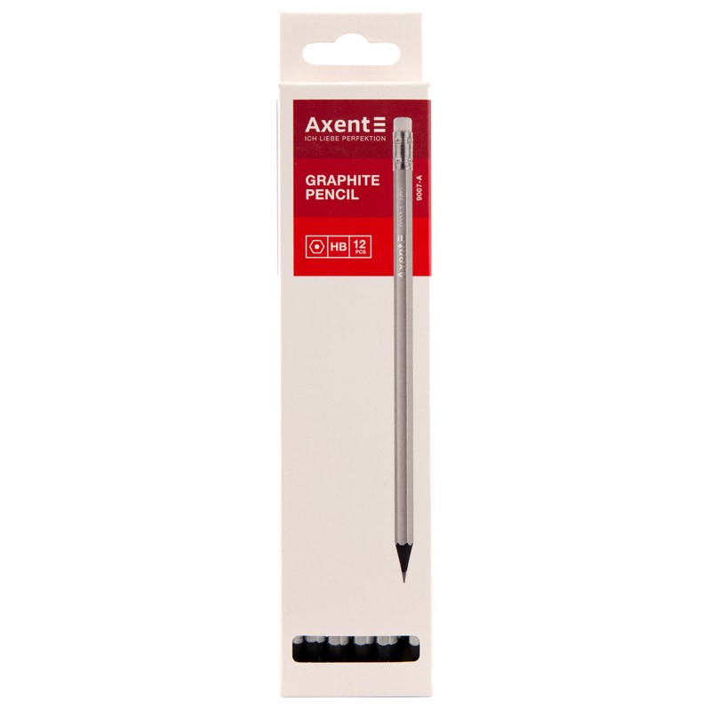 Карандаш графитный НВ ТМ "Axent" 9007/12-A 1