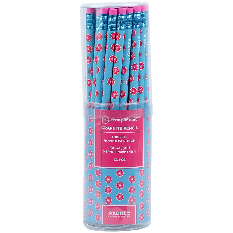 Олівець графітний HB ТМ "Axent" Grapefruit HB, 9009/36-04-A *** 1