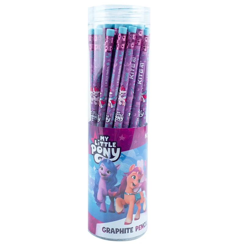 Олівець графітний з гумкою My Little Pony, 36 шт., туба, LP23-056 1