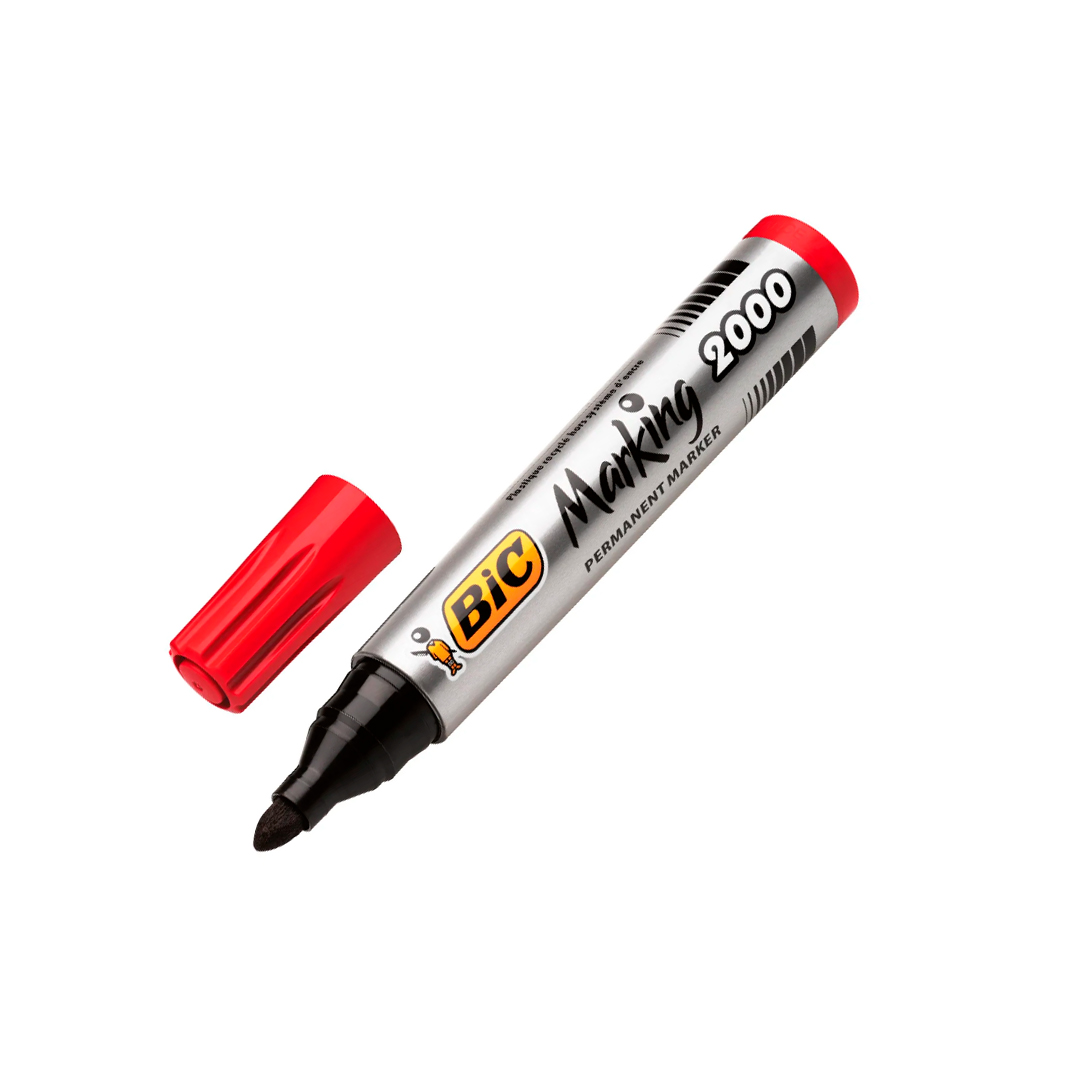 Маркер перманентный 2000, красный BIC, 8209133 1