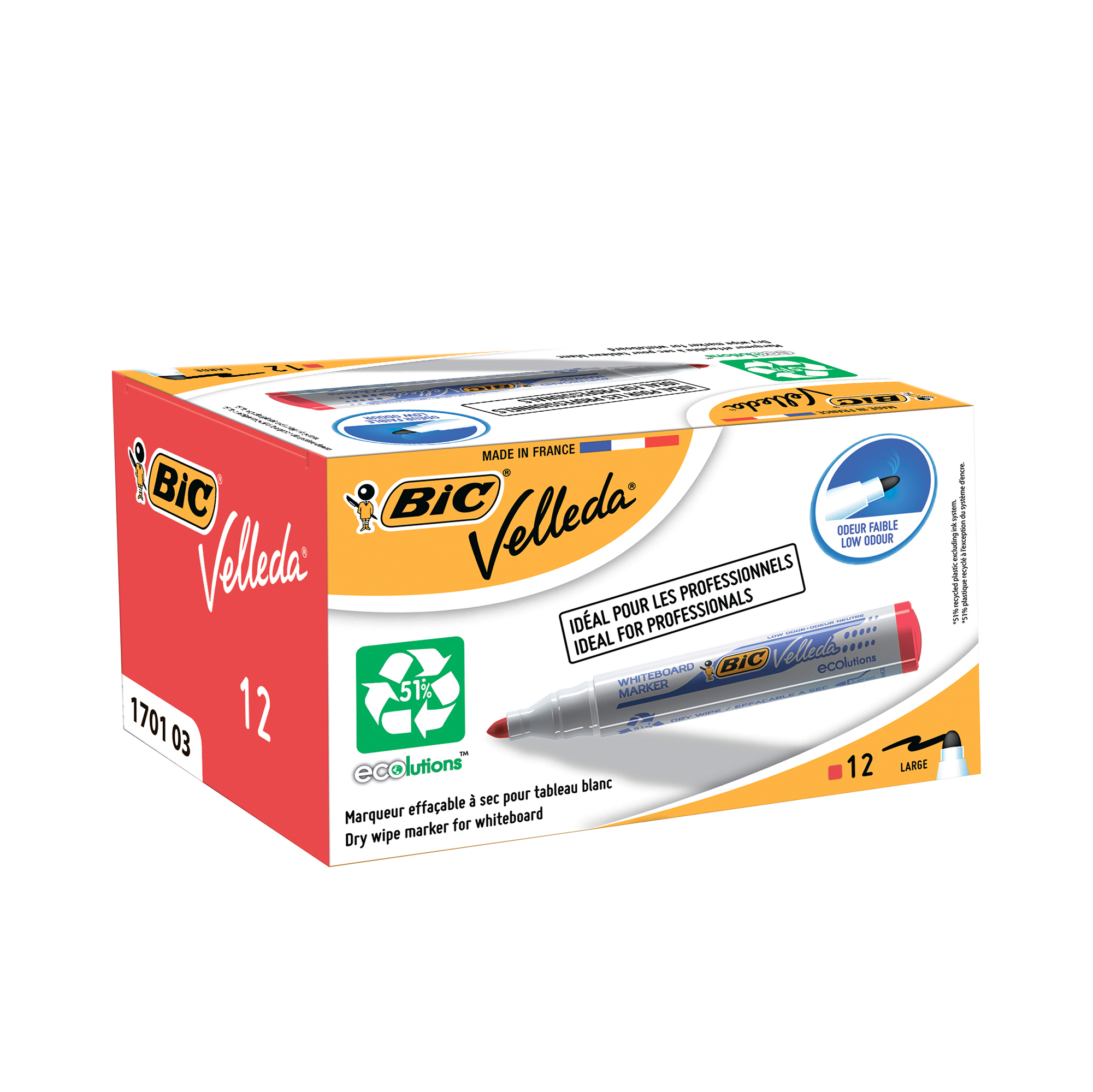 Маркер для дошки ЕКО, червоний Веледа, bc904939 BIC 2