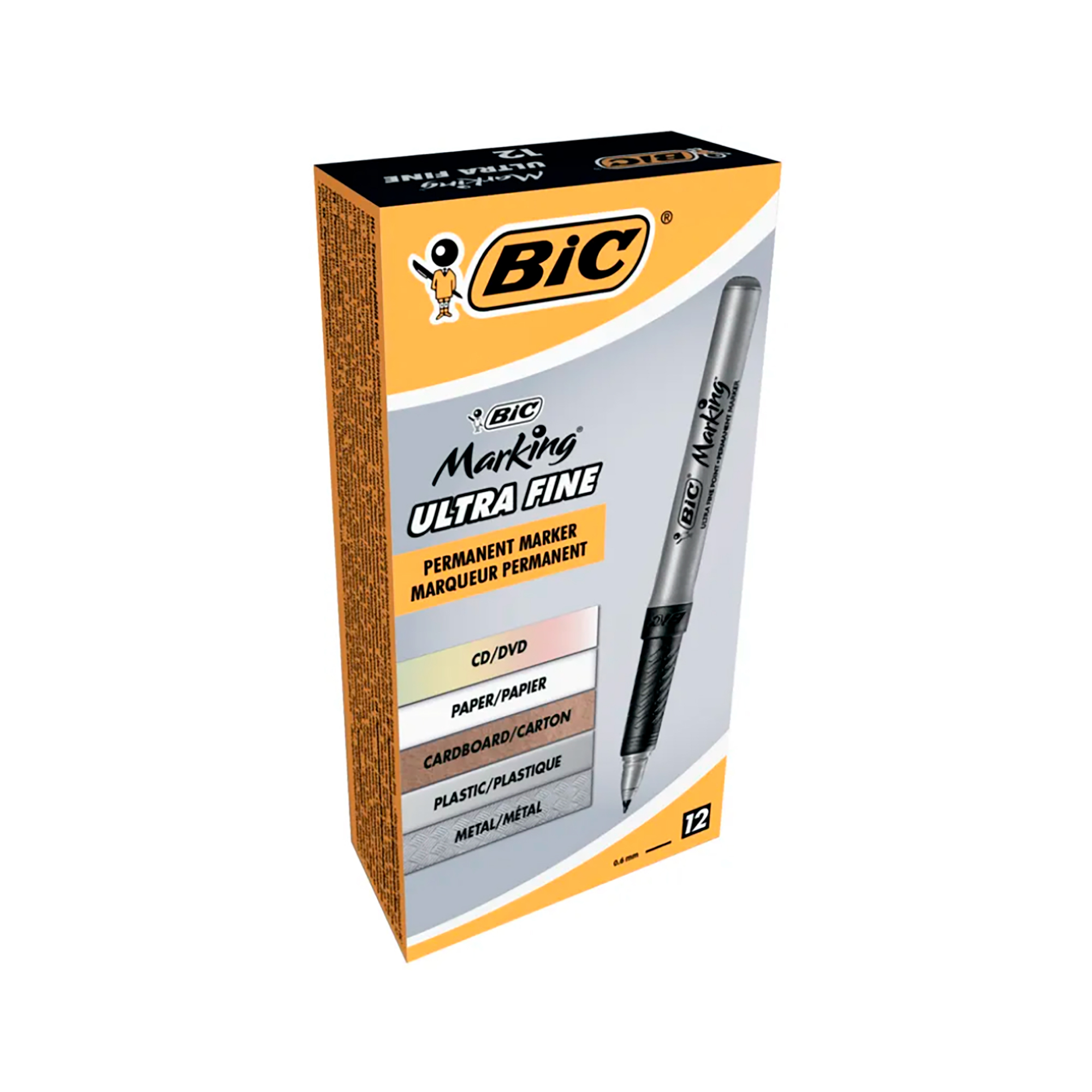 Маркер чорний для CD, DVD, bc8290801 BIC 3