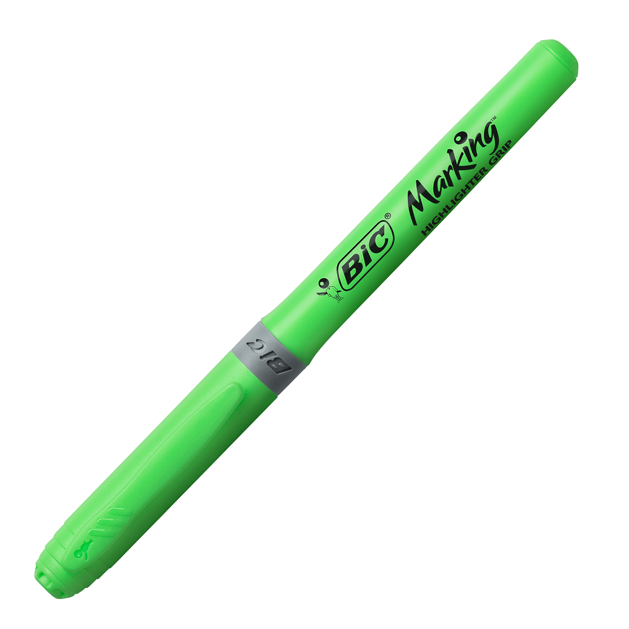 Текстовиділювач "Grip", зелений, bc811932, BIC