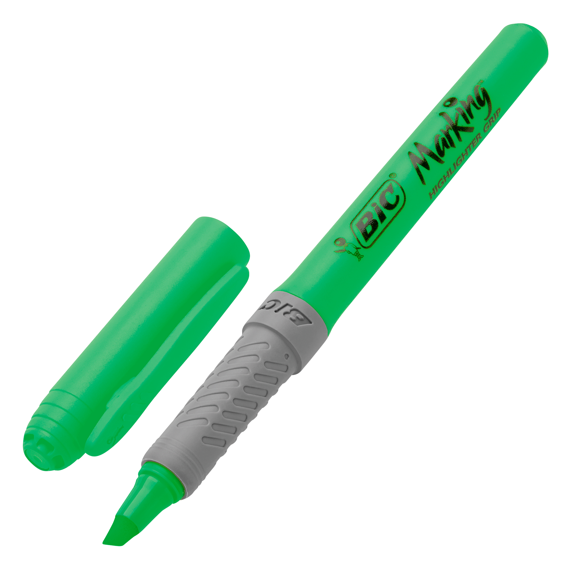 Текстовиділювач "Grip", зелений, bc811932, BIC 1