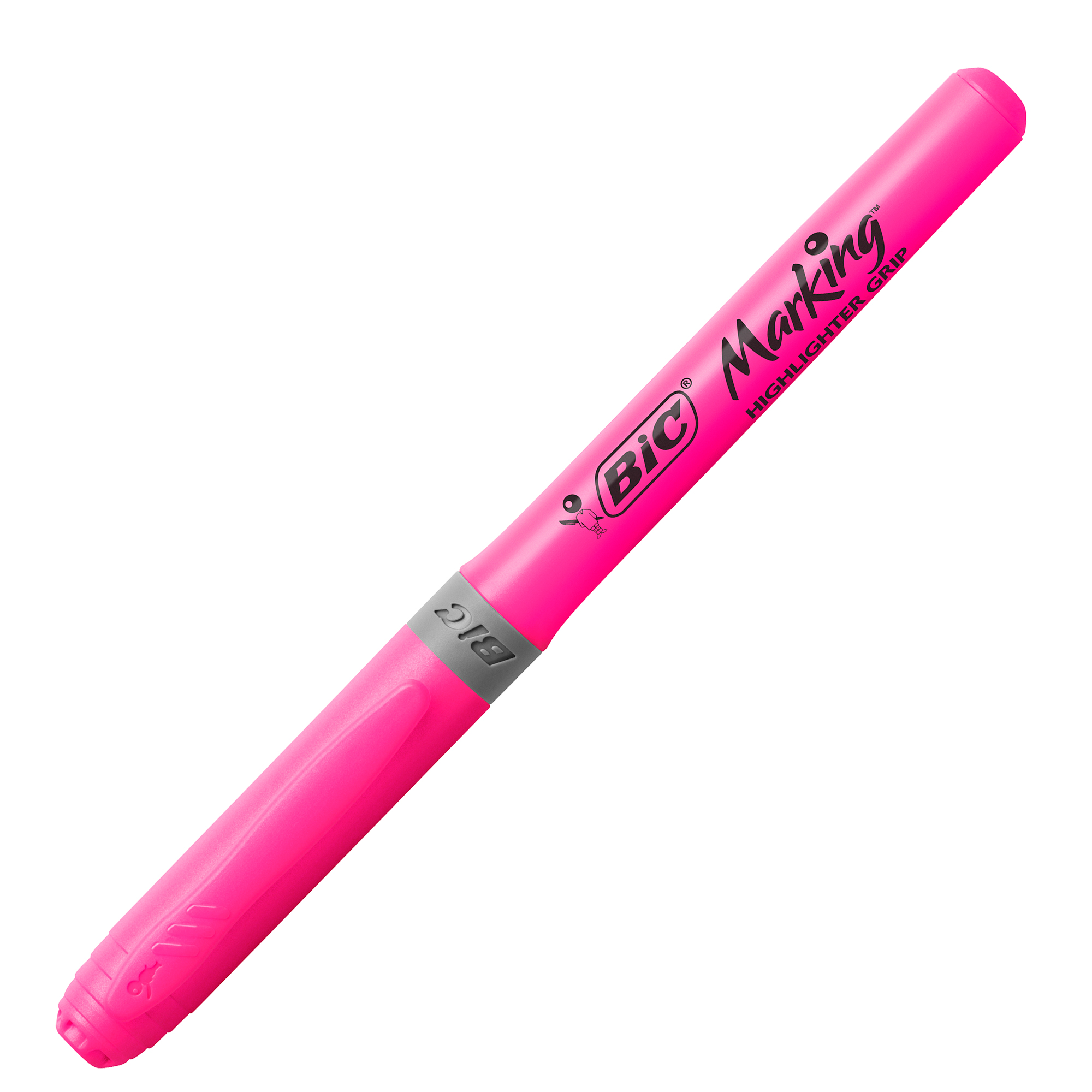 Текстовиділювач "Grip", рожевий, bc811934, BIC