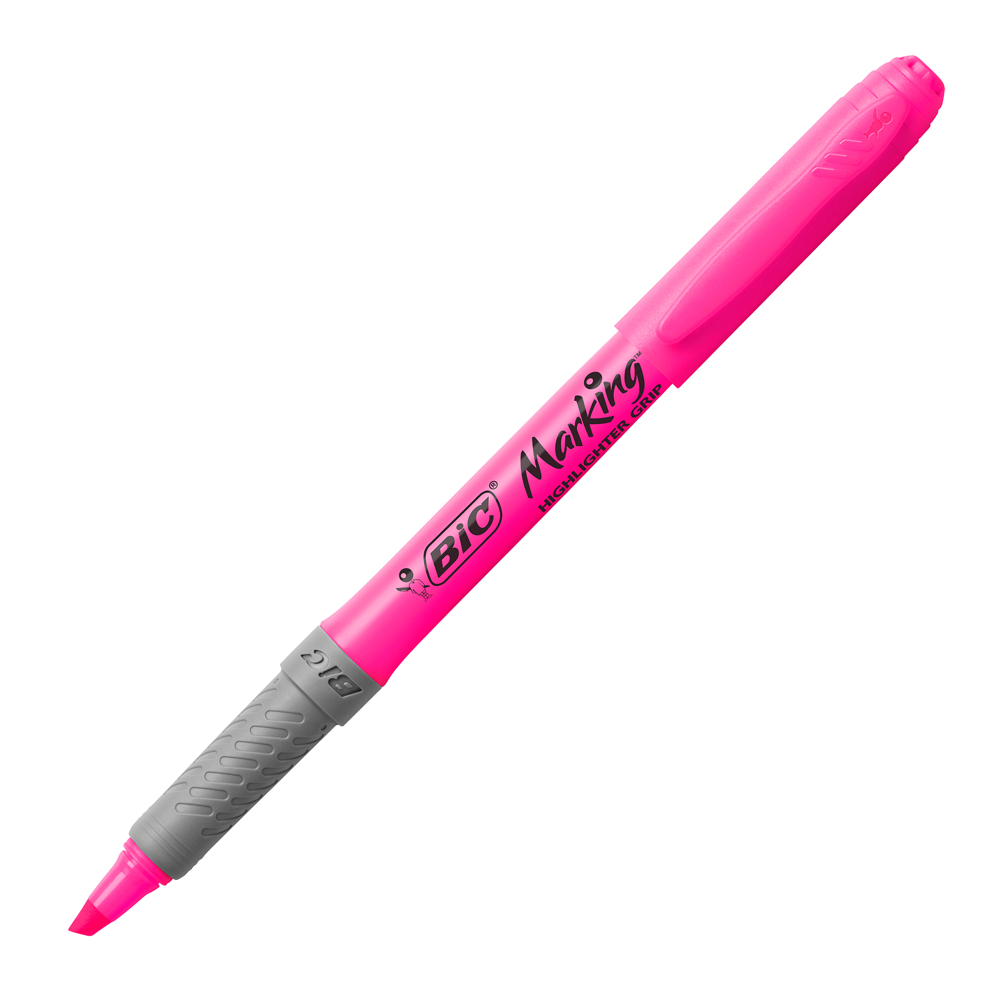 Текстовиділювач "Grip", рожевий, bc811934, BIC 2