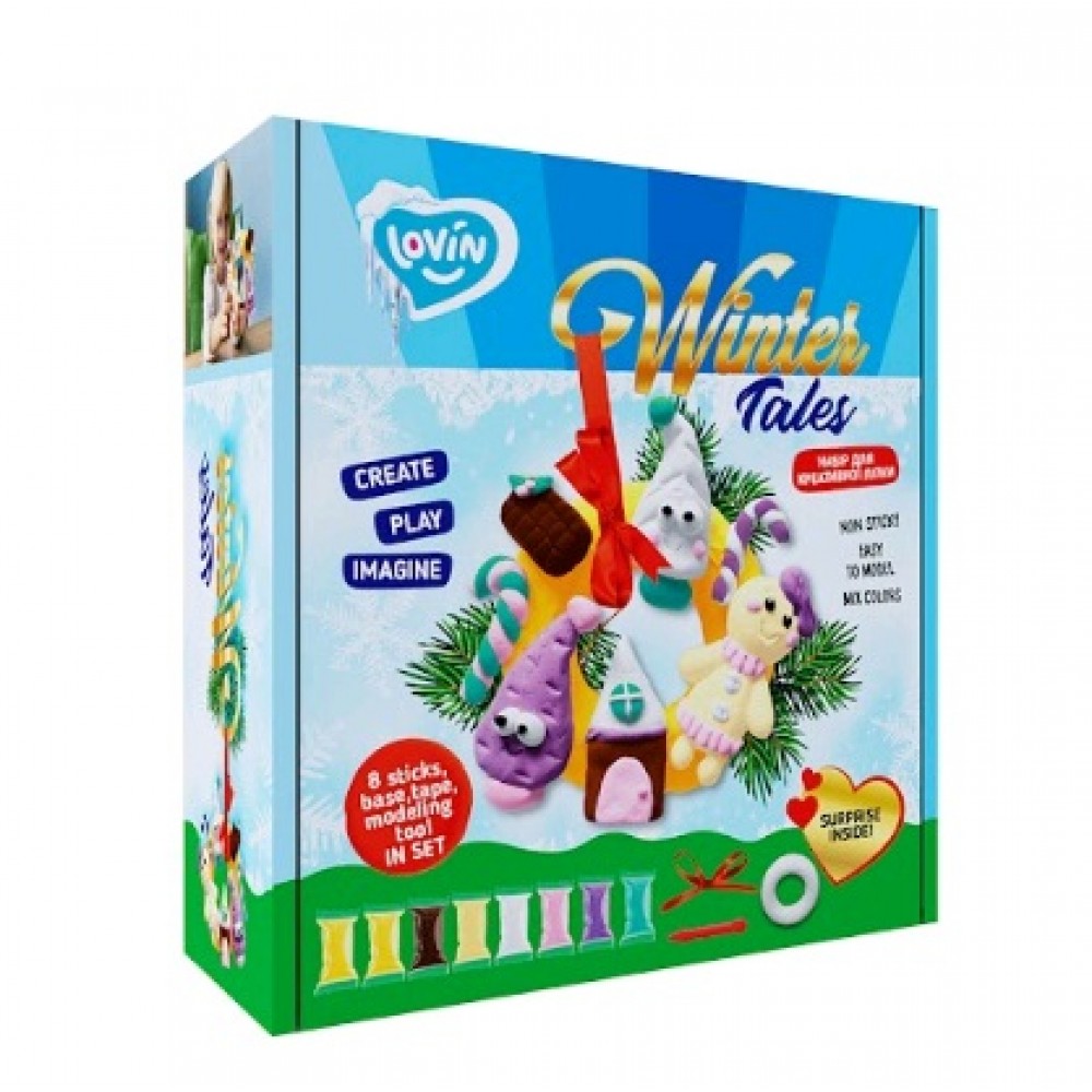 Набір для креативної ліпки Lovin Winter Tales "Карамельні солодощі", 70103*