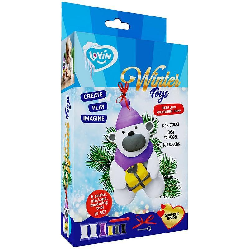 Набір для креативної ліпки Lovin Winter Toys "Ведмедик", 70097
