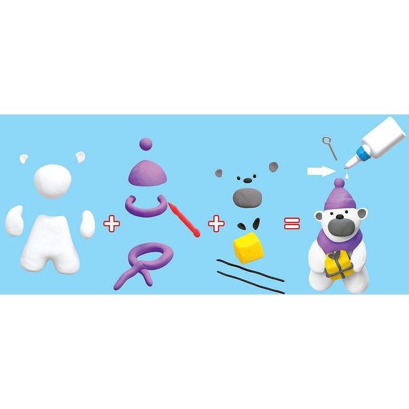 Набір для креативної ліпки Lovin Winter Toys "Ведмедик", 70097 2