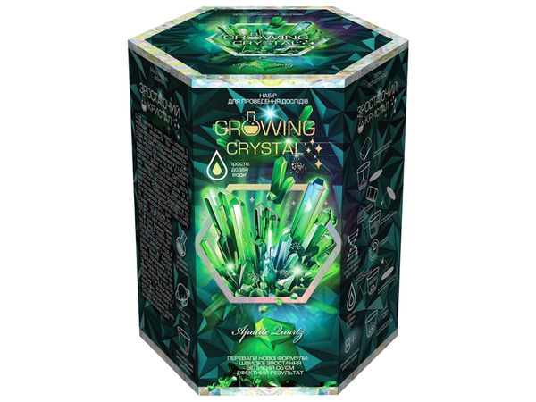 Набір для проведення дослідів "Growing Crystal", укр. GRK-01-01U,02U,03U..08U 2