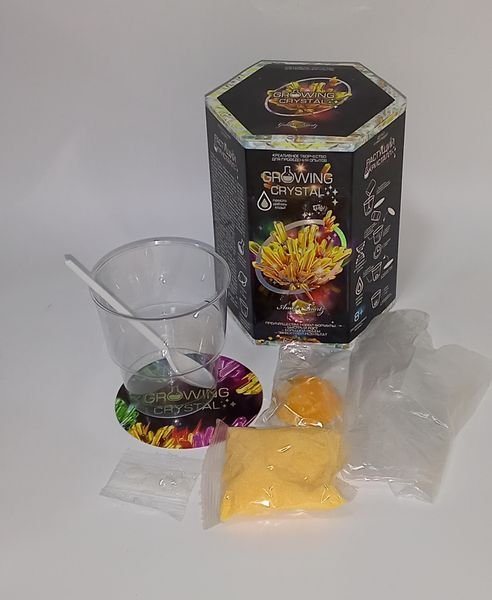 Набір для проведення дослідів "Growing Crystal", укр. GRK-01-01U,02U,03U..08U 6