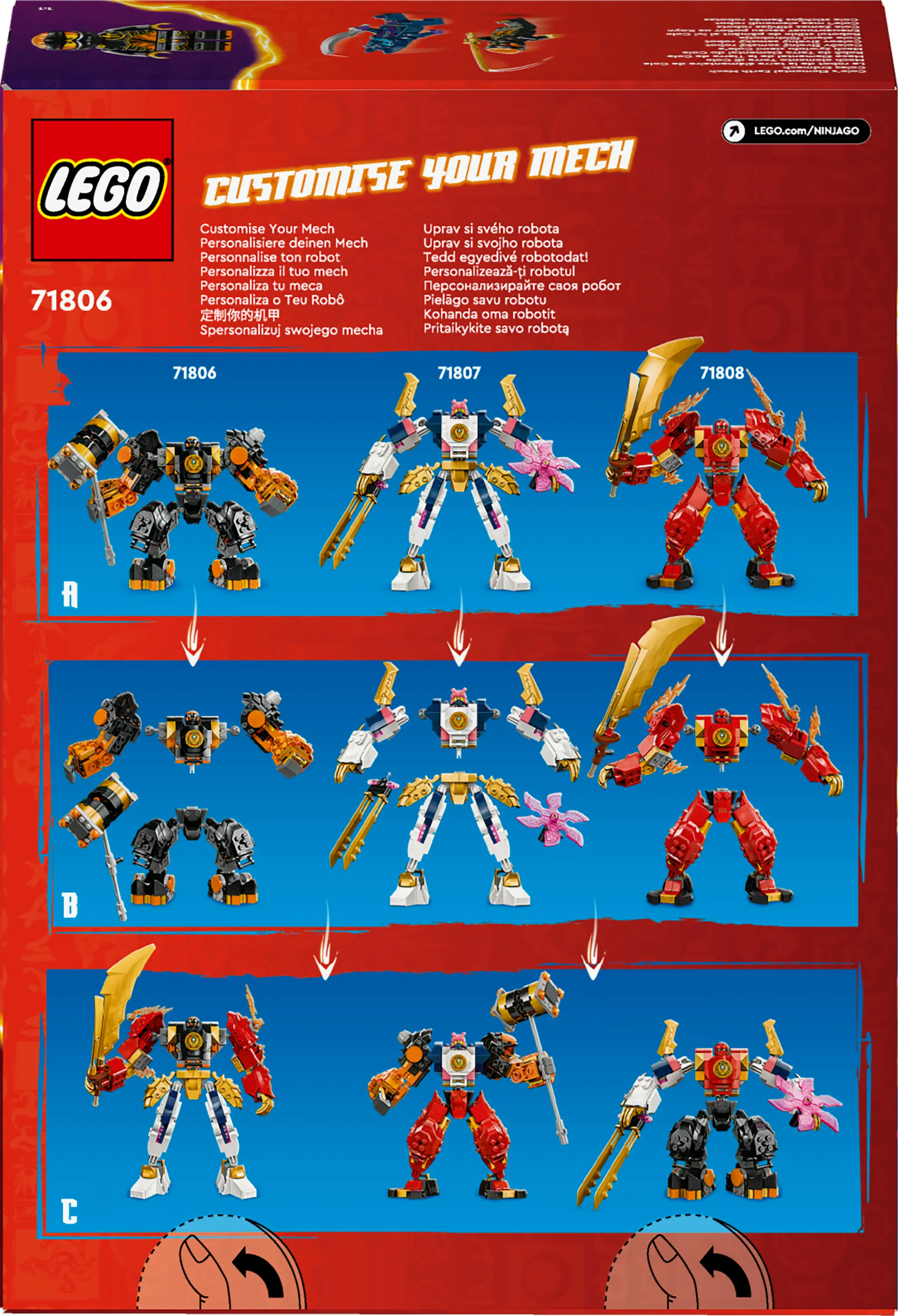 Конструктор Lego Ninjago "Робот земної стихії Коула", 71806 1
