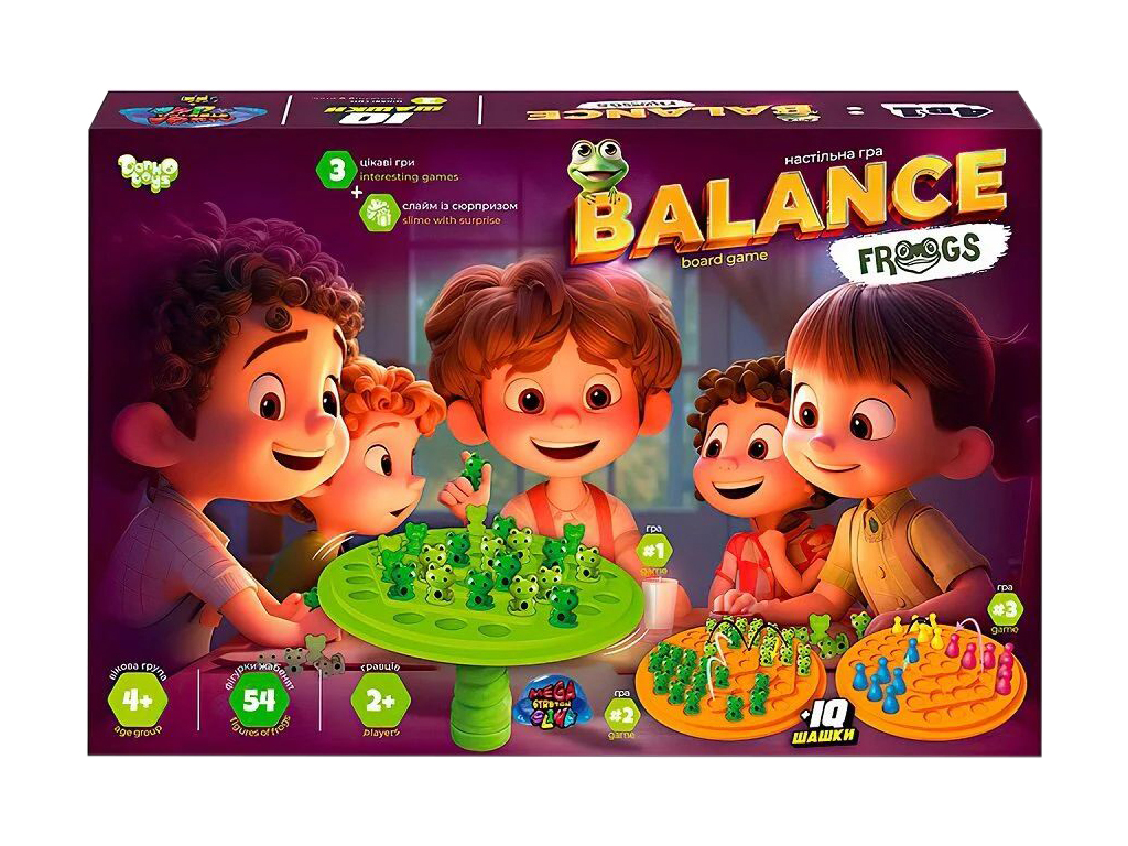 Развивающая настольная игра "Balance Frogs"