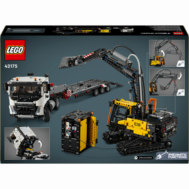 Конструктор Lego Technic "Грузовик Volvo FMX и Электрический экскаватор EC230", 42175 1