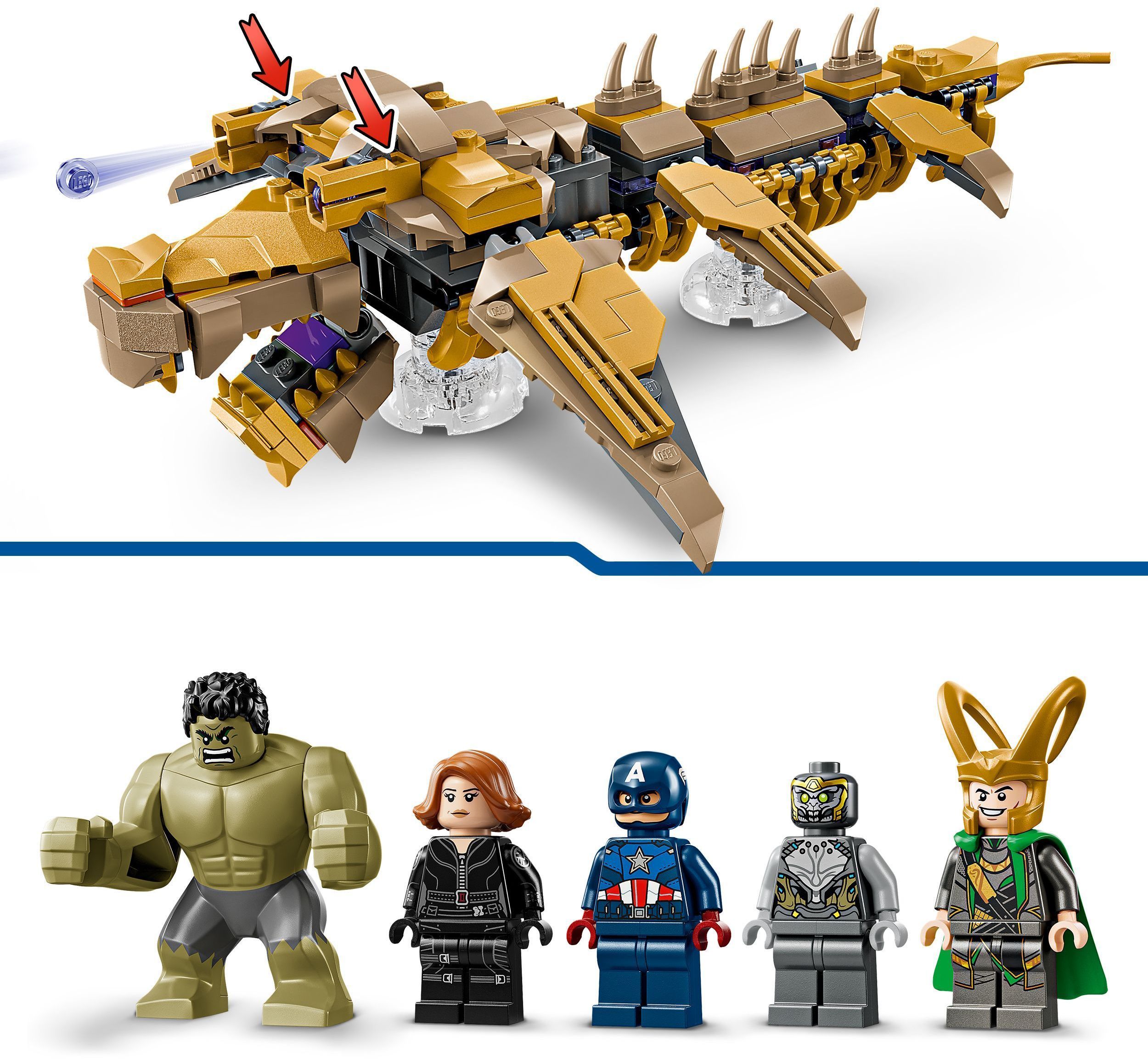 Конструктор Lego Marvel "Мстители против Левиафана", 76290 6