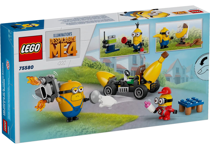 Конструктор Lego Despicable Me "Миньоны и банановый автомобиль", 75580 1