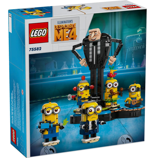 Конструктор Lego Despicable Me "Ґру й посіпаки з кубиків", 75582