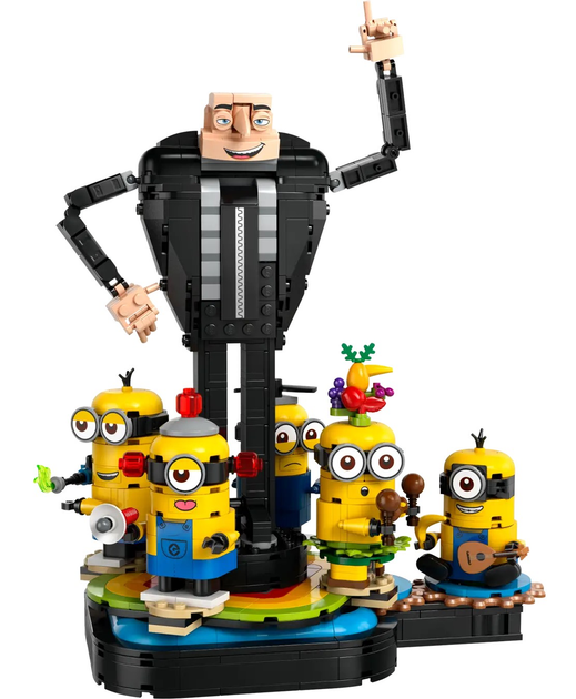 Конструктор Lego Despicable Me "Ґру й посіпаки з кубиків", 75582 2