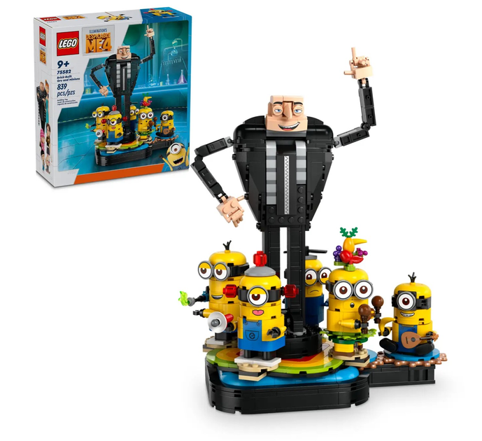 Конструктор Lego Despicable Me "Ґру й посіпаки з кубиків", 75582 3
