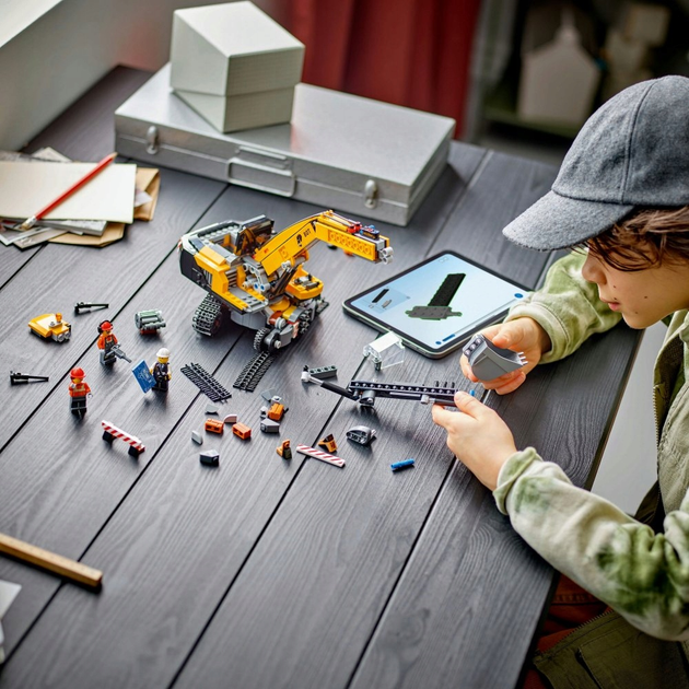 Конструктор Lego City "Желтый строительный экскаватор", 60420 8