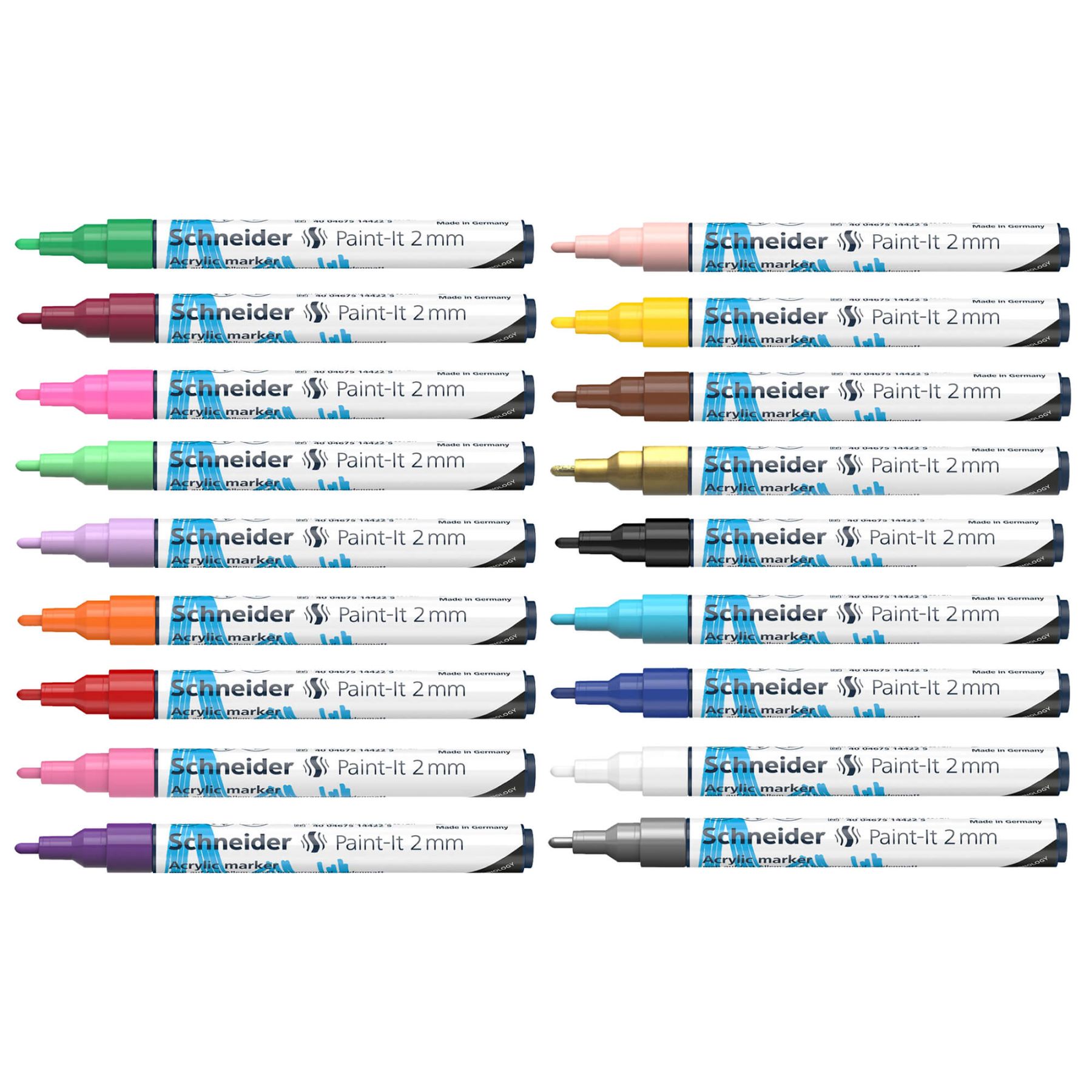 Маркер акриловый Schneider Paint-it 310, 2 мм, коричневый, S120107 3