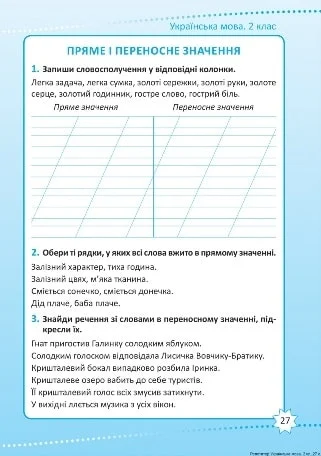Книга "Репетитор. Українська мова. 2 клас. Щербак Г. В."  (у), К01672 4