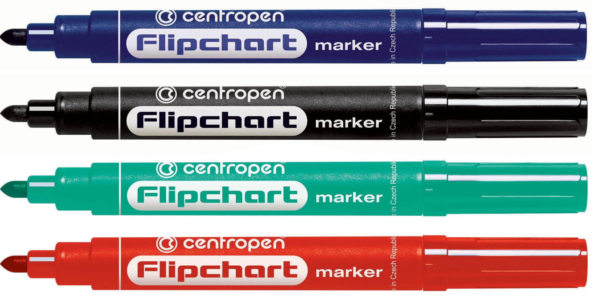 Маркер 8550 Flipchart зеленый, CentroPen 1