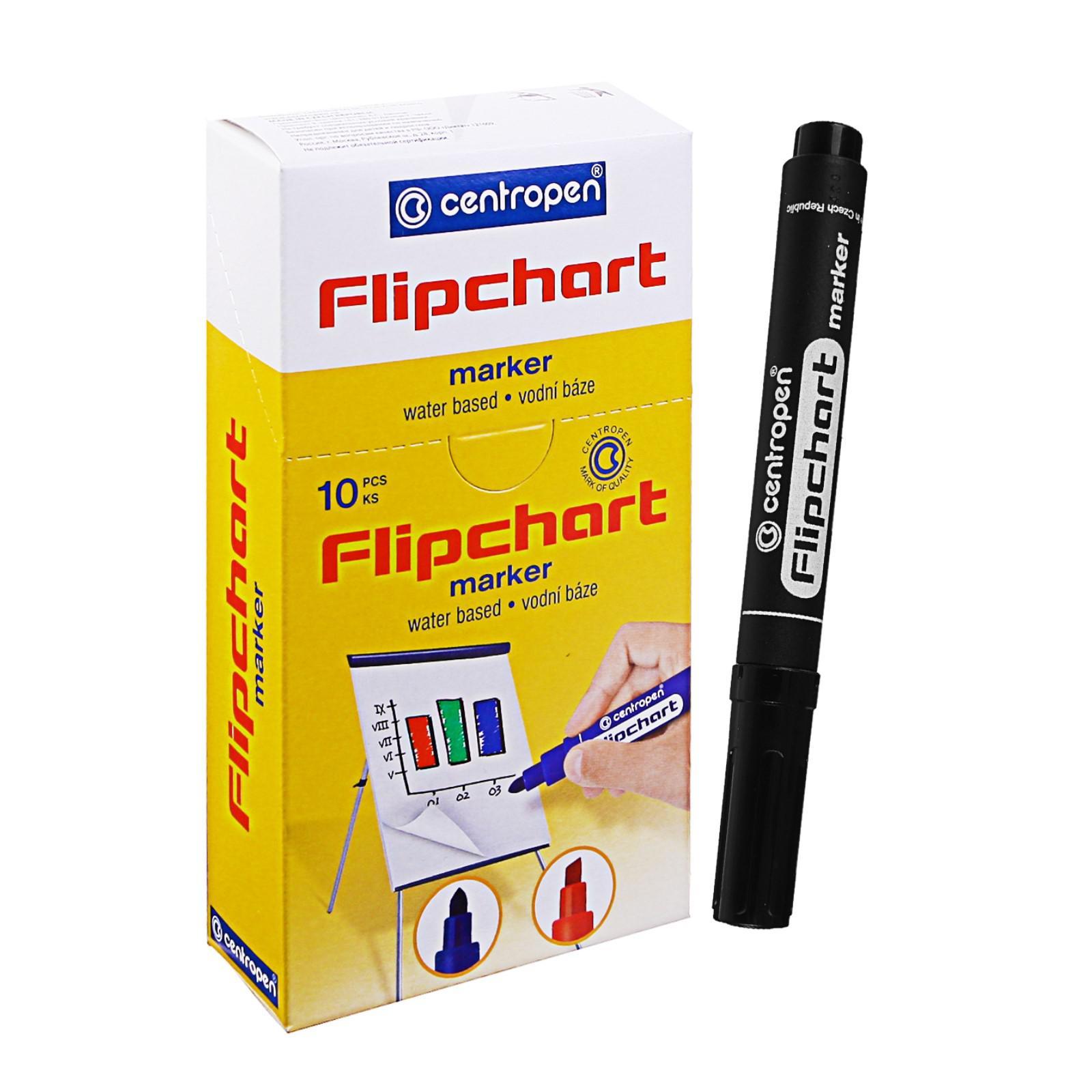 Маркер 8550 Flipchart черный, CentroPen 2