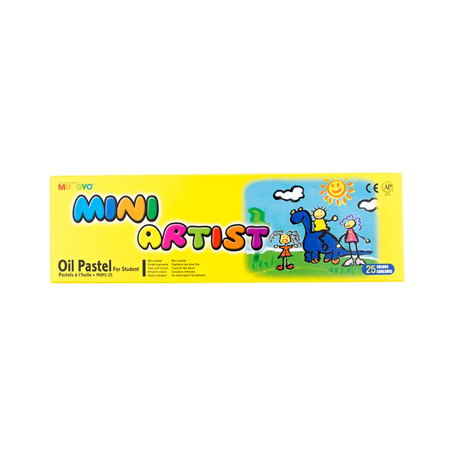 Пастель масляная mini 25 цвет. MOPS-25, 94100642/TT7696 Mungyo 1