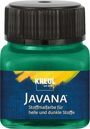 Краска по ткани и коже прочная Opak JAVANA 20 мл, тёмно-зелёный, KR-90965