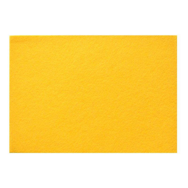 Фетр жорсткий темно-жовтий, 21*30см, 741836