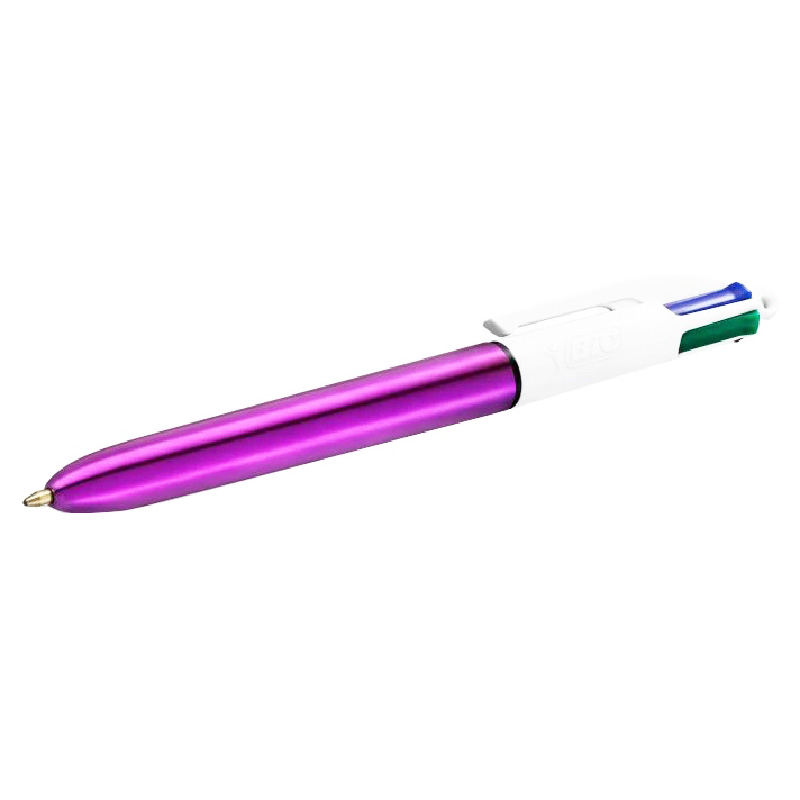 Ручка кулькова 4 Colours Shine, пурпурний, bc951351 BIC 1