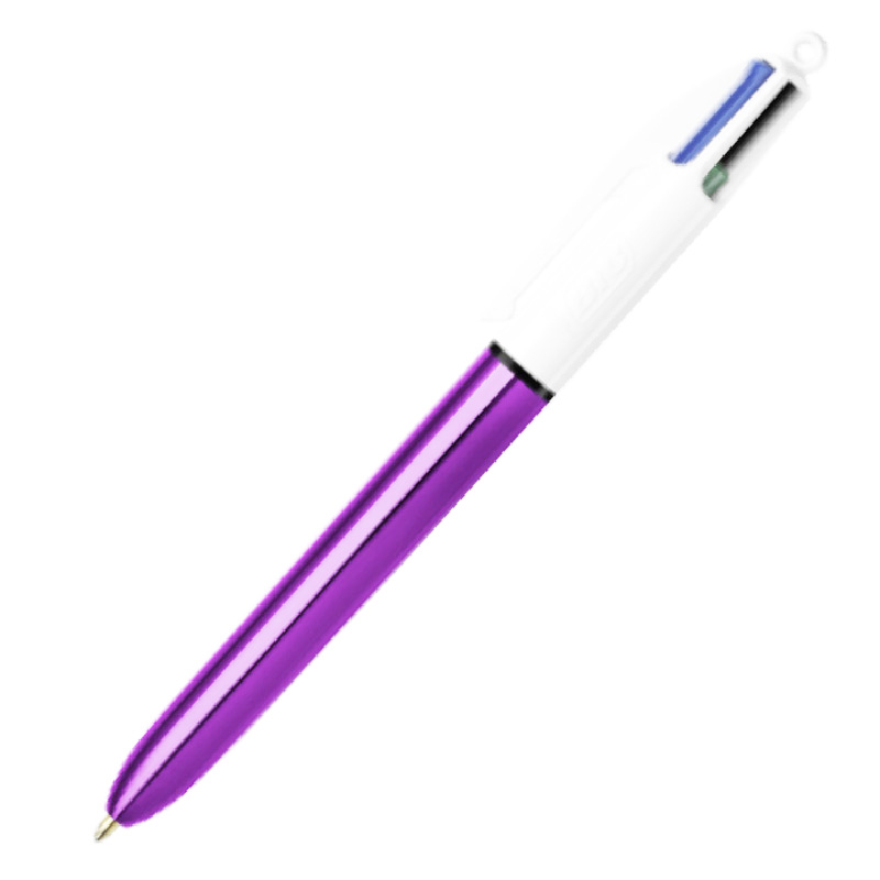 Ручка кулькова 4 Colours Shine, пурпурний, bc951351 BIC