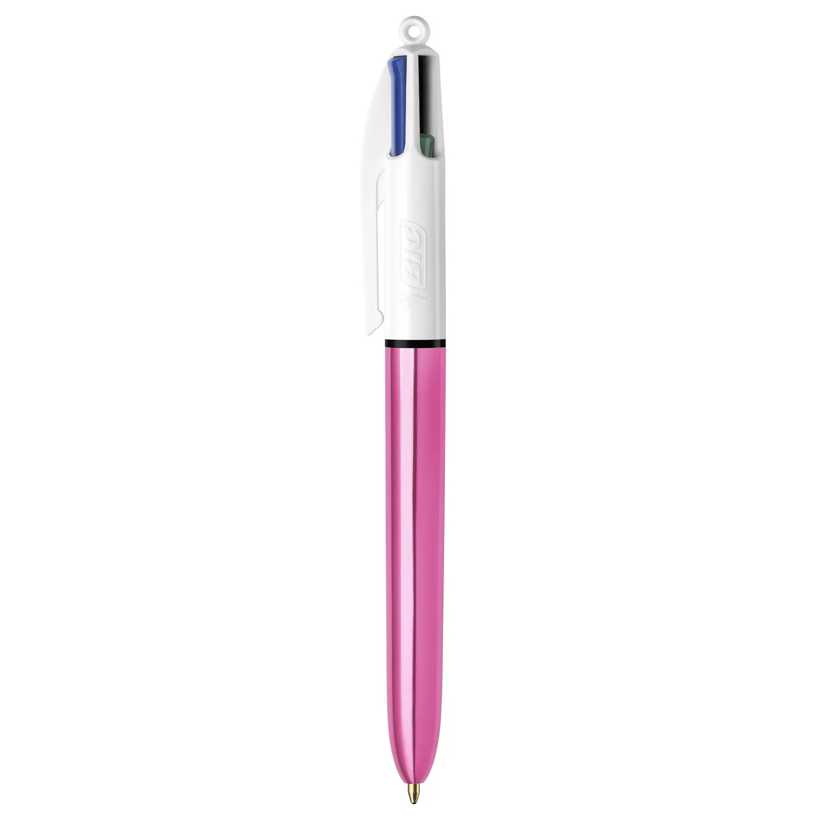 Ручка кулькова 4 Colours Shine, рожевий, bc982875 BIC 2