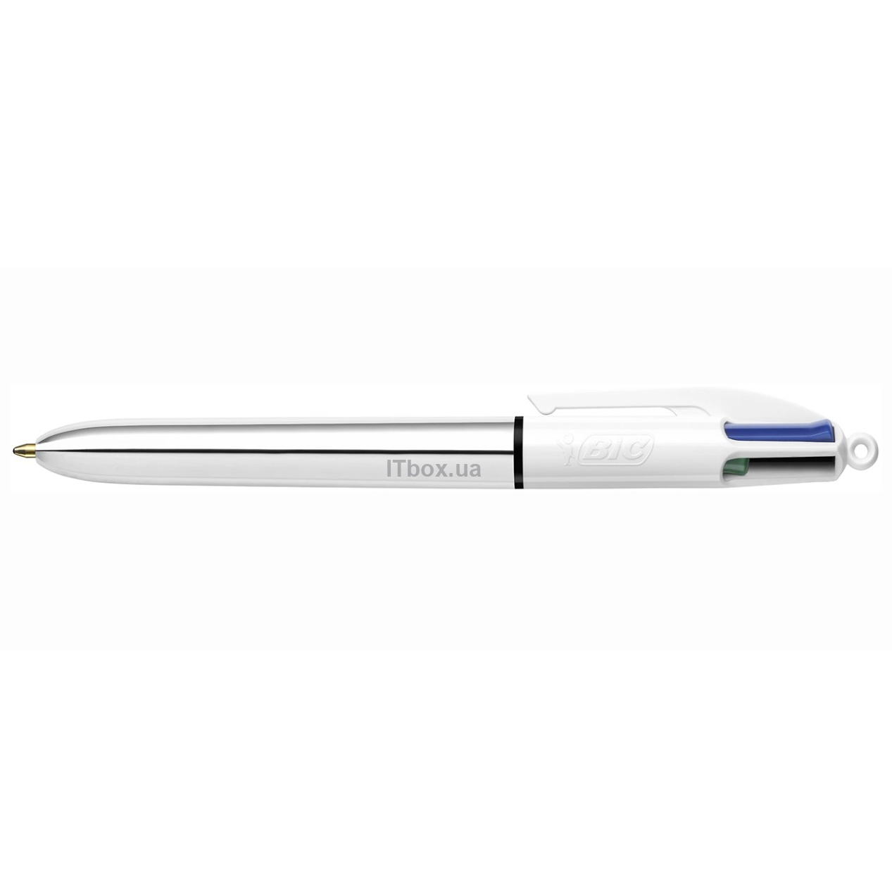 Ручка кулькова 4 Colours Shine, срібний, bc982873 BIC 2