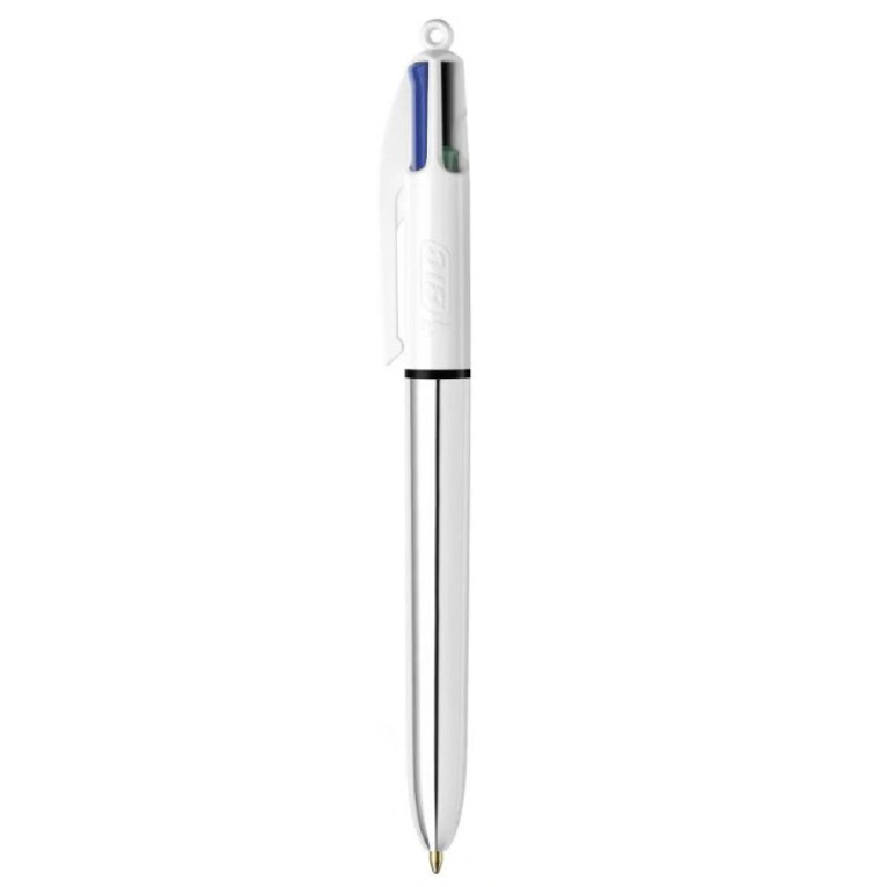 Ручка кулькова 4 Colours Shine, срібний, bc982873 BIC 3