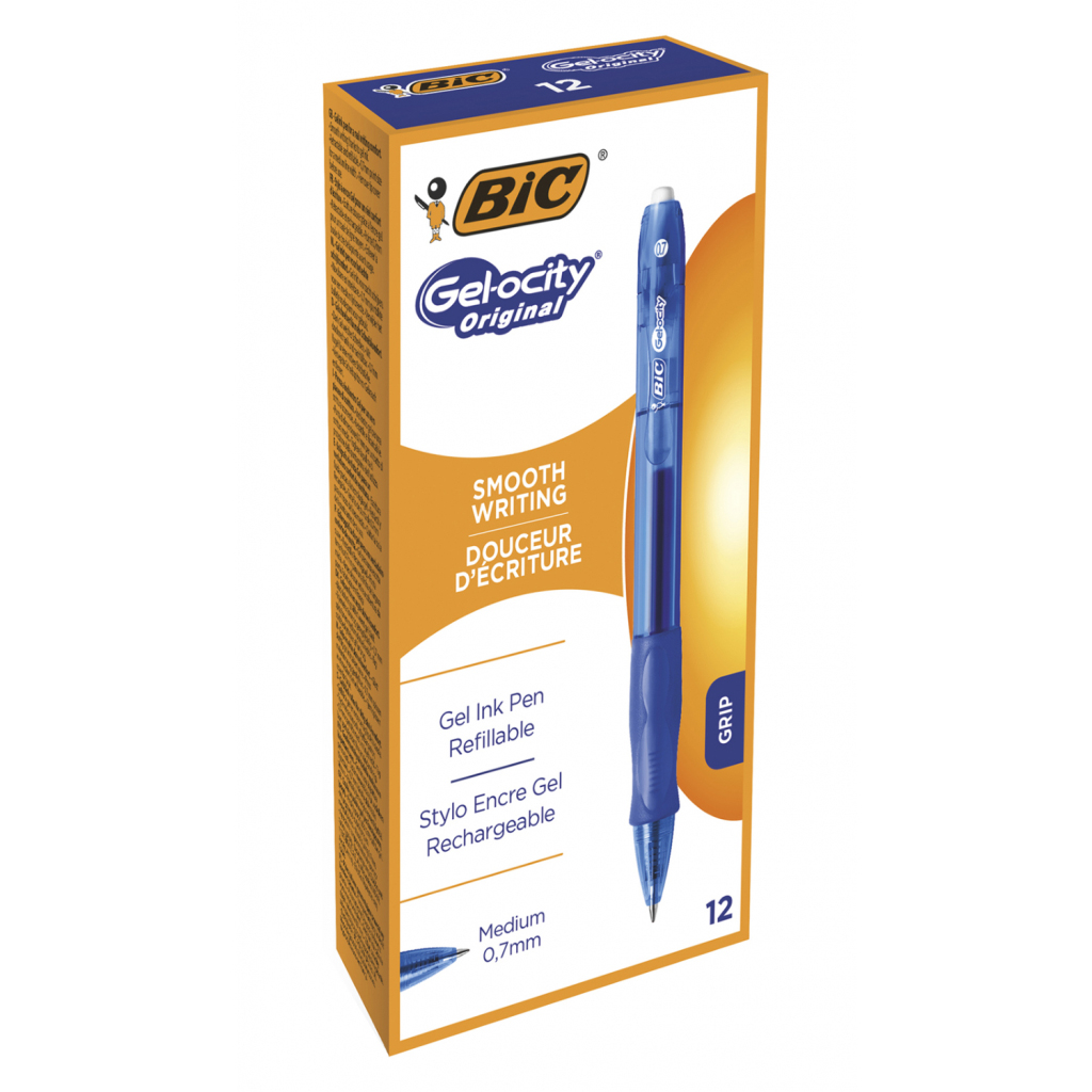 Ручка гелева Gelocity Original синя, bc829158 BIC 4