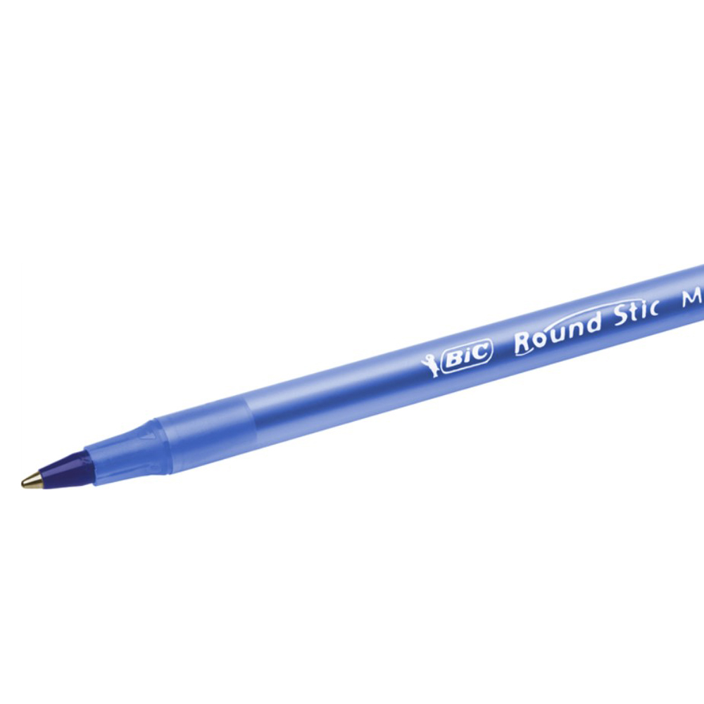 Ручка шариковая синяя Round stic, bc934598 BIC 2