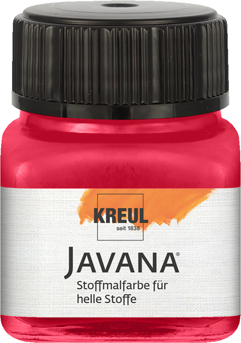 Краска по светлым тканям Sunny JAVANA 20 мл, карминовый, KR-90905