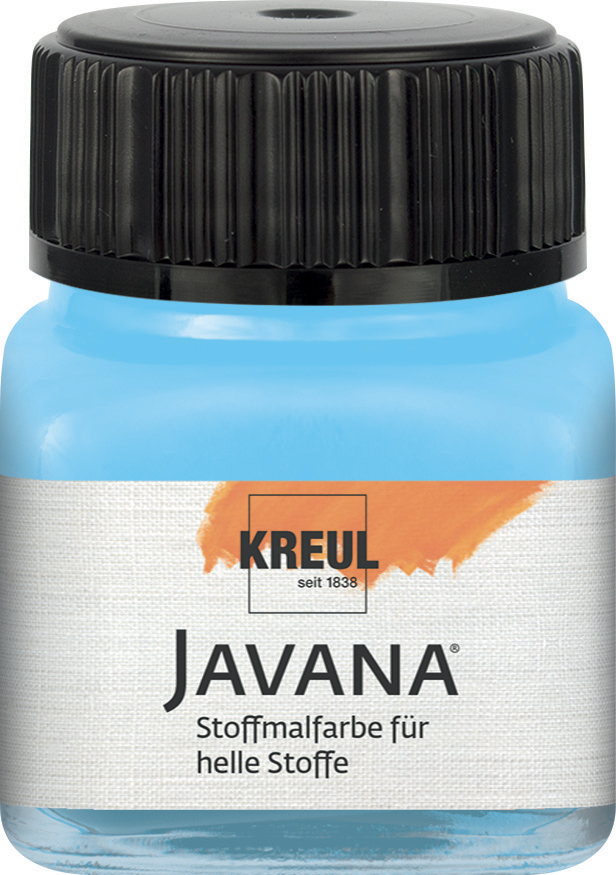 Краска по светлым тканям Sunny JAVANA 20 мл, голубой, KR-90942