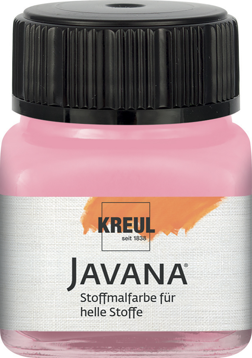 Краска по светлым тканям Sunny JAVANA 20 мл, розовый светлый, KR-90944