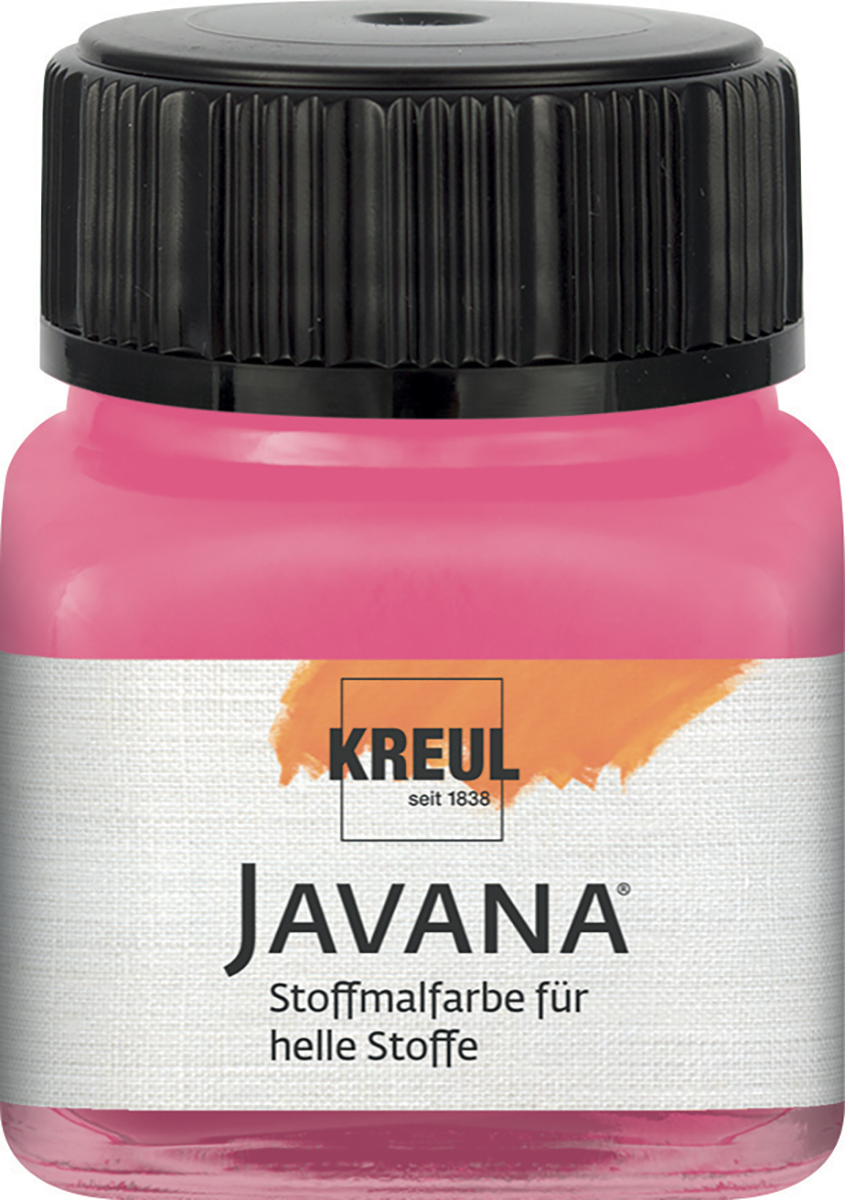 Краска по светлым тканям Sunny JAVANA 20 мл, ярко-розовый, KR-90936
